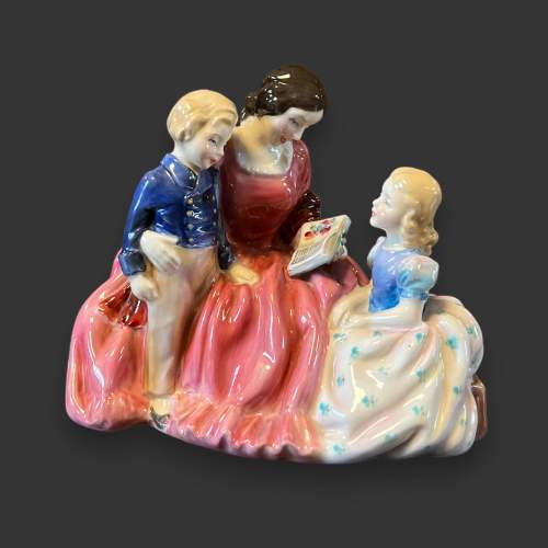 Mid 20th Century Royal Doulton Bedtime Story Figurine image-1