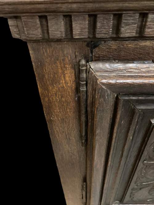 16th Century Oak Two Door European Sideboard image-2