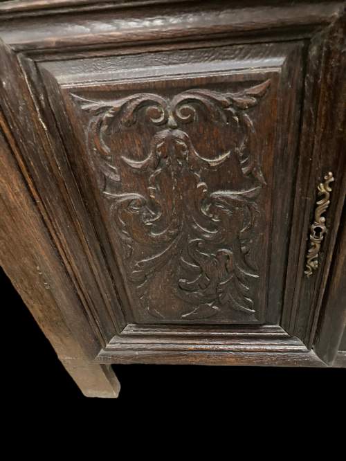 16th Century Oak Two Door European Sideboard image-3