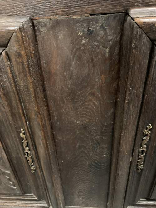 16th Century Oak Two Door European Sideboard image-6