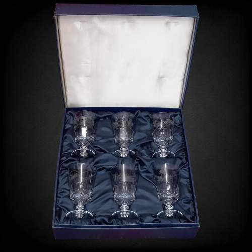 Boxed Set Royal Brierley Crystal Goblets Limited Edition of 50 image-6