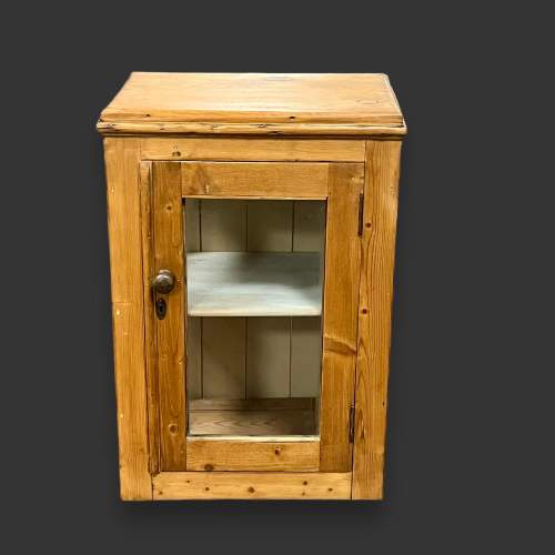 Antique Pine Display Cabinet image-2