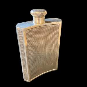 James Dixon & Sons 2oz Silver Plated Hipflask