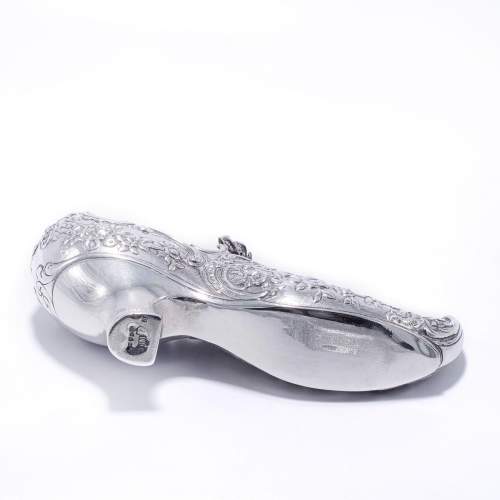 Excellent Antique Sterling Silver Ladies Shoe image-5