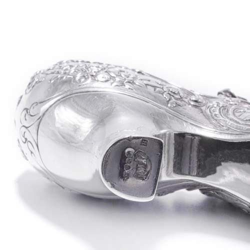 Excellent Antique Sterling Silver Ladies Shoe image-6