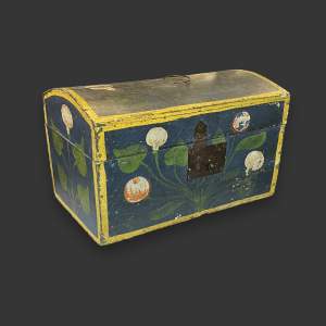 Early 19th Century Scandinavian Painted Box