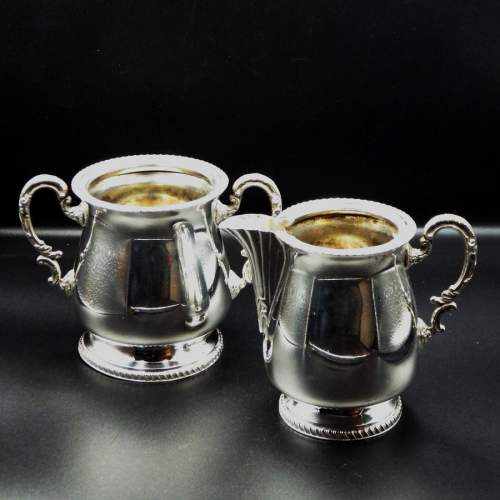 Good Quality Original English Silver Plated Teaset with Tray image-4