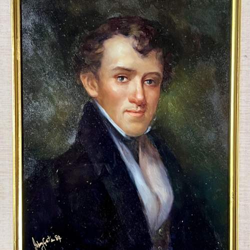Gilt Framed Portrait of Lord Willoughby De Broke image-2