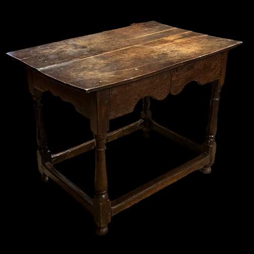 Late 17th Century Oak Side Table image-2