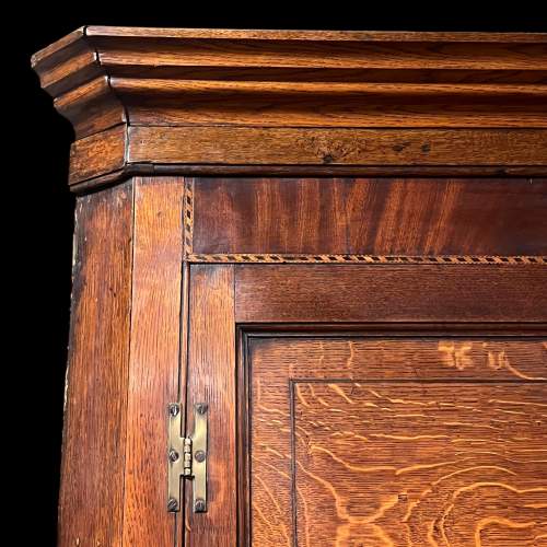 18th Century Full Height Oak Corner Cupboard image-2