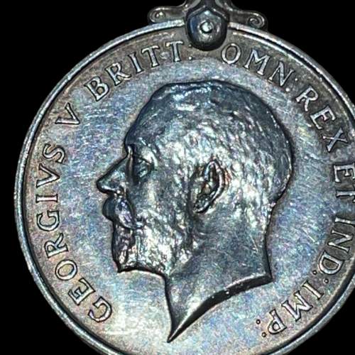 WW1 British War 1914-1918 Medal J.T. Simpson Royal Scots 47807 image-2