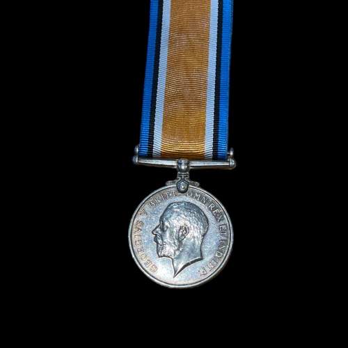 WW1 British War 1914-1918 Medal J.T. Simpson Royal Scots 47807 image-3