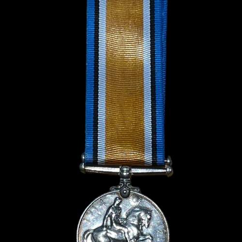 WW1 British War 1914-1918 Medal J.T. Simpson Royal Scots 47807 image-4