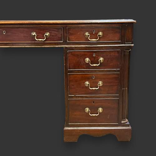 19th Century Mahogany Partners Desk image-3
