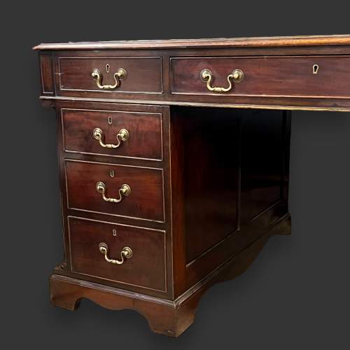 19th Century Mahogany Partners Desk image-4