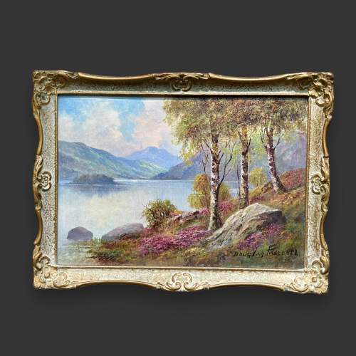 Douglas Falconer Ullswater Lake District Oil on Board Painting image-1