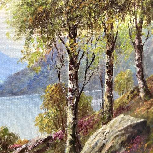 Douglas Falconer Ullswater Lake District Oil on Board Painting image-3