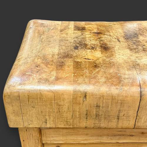 One Piece Butchers Block with Drawer image-3