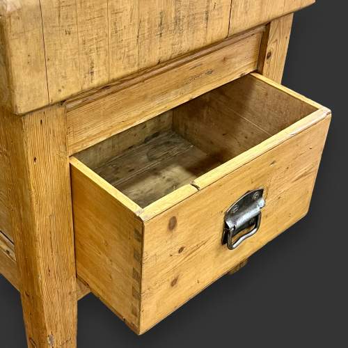 One Piece Butchers Block with Drawer image-5