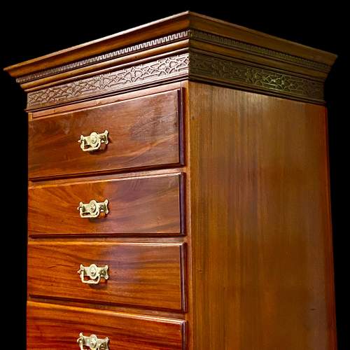 Tall Mahogany Chest of Drawers image-2