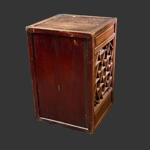 Vintage Wooden Japanese Cabinet image-3