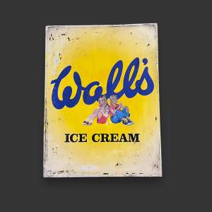 Vintage Walls Ice Cream Sign