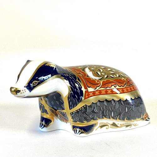 Royal Crown Derby Boxed Moonlight Badger image-2