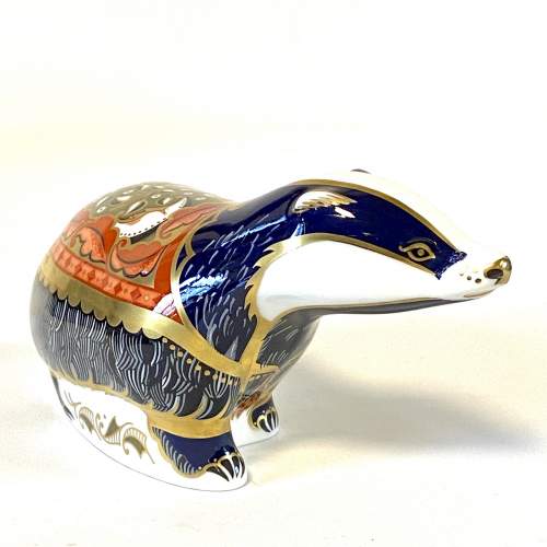 Royal Crown Derby Boxed Moonlight Badger image-3