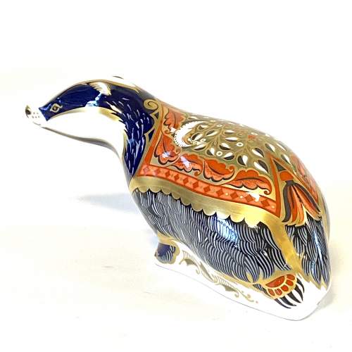 Royal Crown Derby Boxed Moonlight Badger image-6
