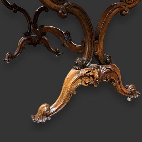 Victorian Rosewood Library Table image-5