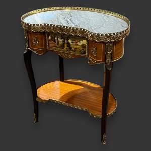 Early 20th Century Kidney Shaped Side Table