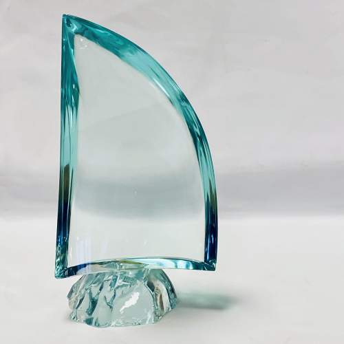 Giorgio Berlini Glass Sculpture - Vela 1965 image-1
