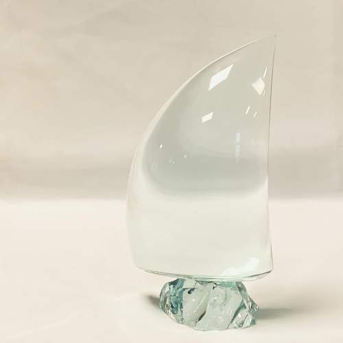 Giorgio Berlini Glass Sculpture - Vela 1965 image-4