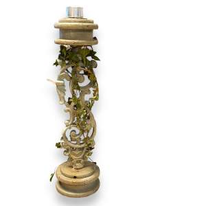 Decorative French Metal Church Candleholder