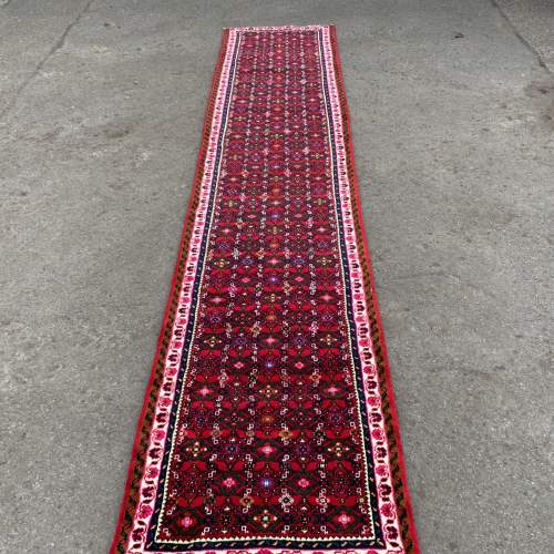 Stunning Hand Knotted Persian Runner Wonderful All Over Design image-1