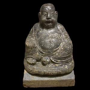 Large Heavy Stone Buddha