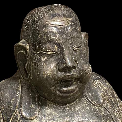 Large Heavy Stone Buddha image-2