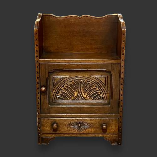 Mid 20th Century Aged Oak Bookcase image-1