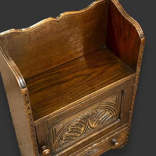 Mid 20th Century Aged Oak Bookcase image-3