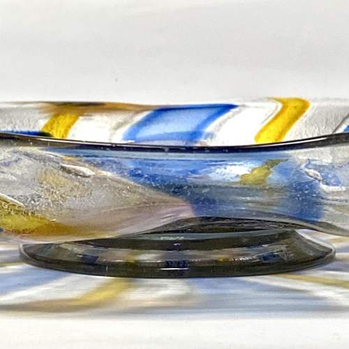 Antique 19th Century Footed Glass Dish image-5