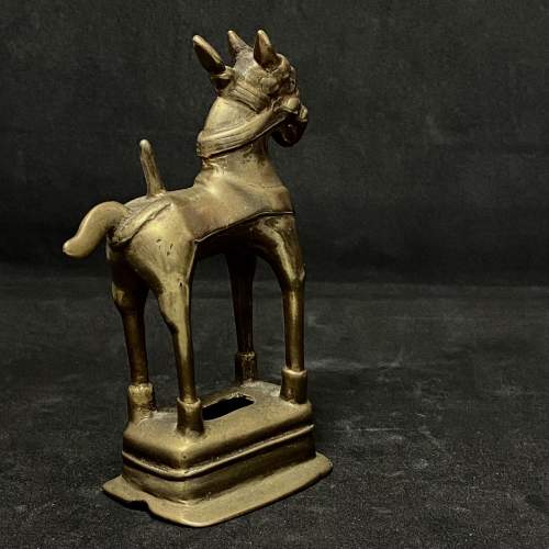 18th Century Indian Brass Horse image-3