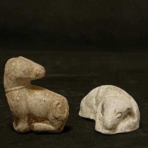 Pair of Miniature Chinese Song Dynasty Dogs image-4