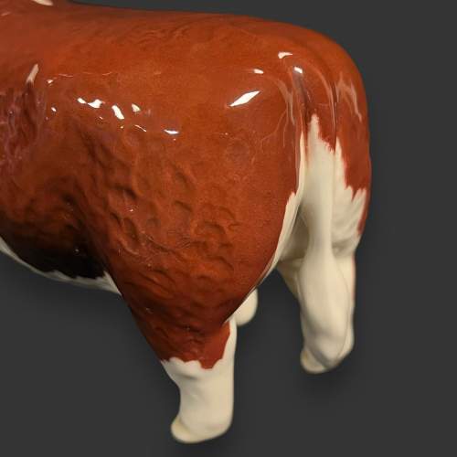 Beswick Ceramic Hereford Bull Figure image-4