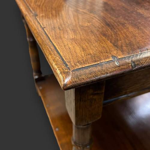 Early 20th Oak Square Coffee Table image-2