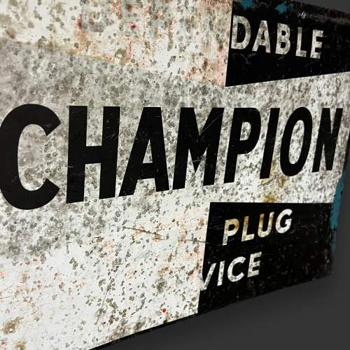 Champion Spark Plug Metal Sign image-2