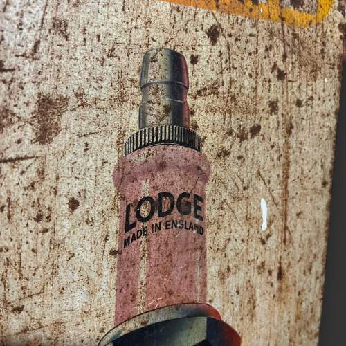 Lodge Spark Plug Tin Sign image-2