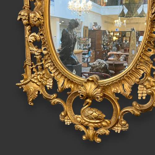 Pair of Gilt Framed Wall Mirrors image-5