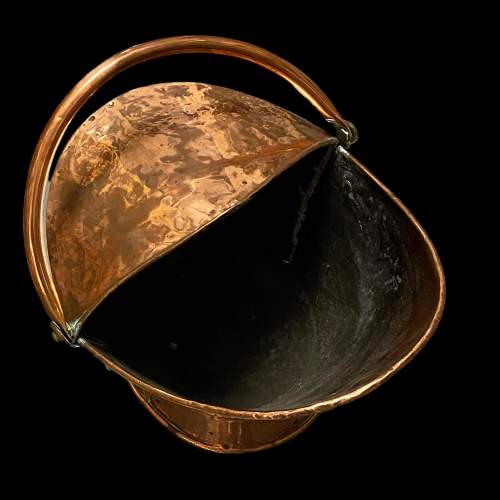 Victorian Copper Helmet Coal Scuttle image-4