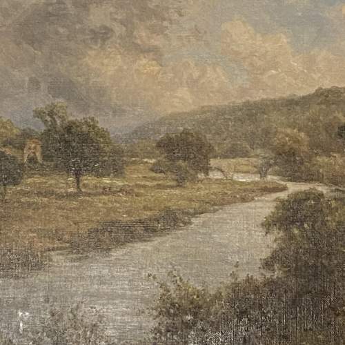 Edward Henry Holder Countryside Landscape Painting image-2