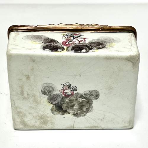 18th Century Bilston Enamel Box image-4